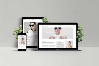 make 500 multi devices responsive website mockup