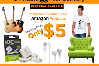 remove background, retouch product image for websites