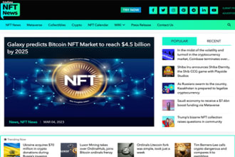 build your automated crypto and nft news aggregator website