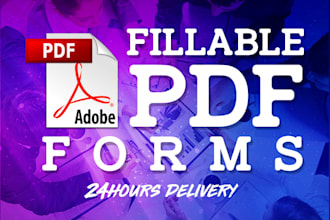 create fillable pdf form