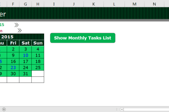 make a calendar with todolist in 5 minutes