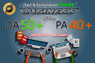 do a guest post on a 50 da business blog