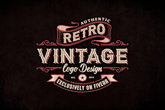 design awesome retro vintage logo