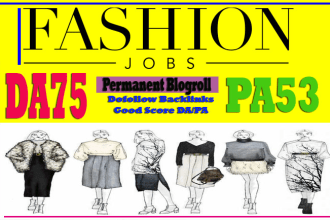 give you backlinks da75x5 blogroll fashion and beauty