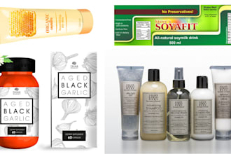 design a packaging and product label for your products