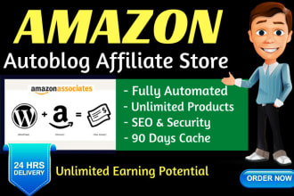 setup best autopilot amazon affiliate website with autoblog