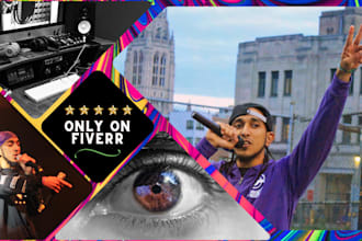 be your professional male rapper for any style song