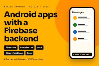 develop your android app with firebase