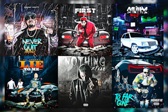 design unique album, mixtape, church flyer or single cover