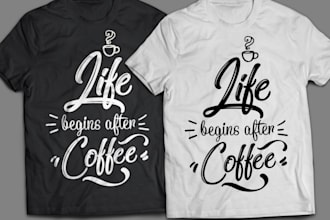 design awesome typography tshirt for you