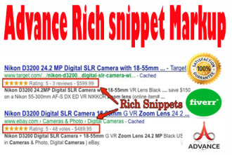 advance rich snippets schema structured data all website