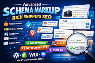 implement advanced schema markup for rich snippets and technical SEO
