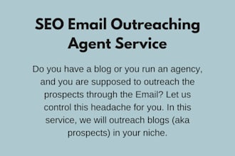 be your email outreaching agent