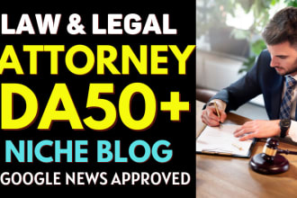 guest post on law,legal,attorney da50 niche blog