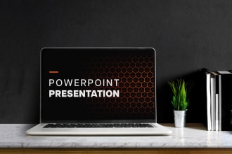 design professional powerpoint presentation, investor pitch deck