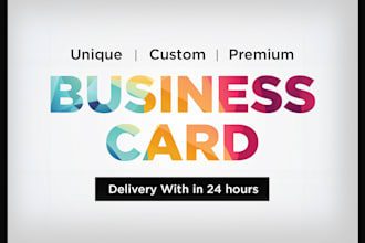 design 3 modern and stunning business cards