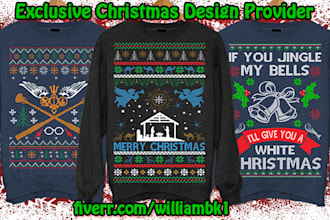 design your own ugly christmas sweater design