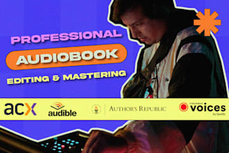 edit and master your audiobook for acx and audible