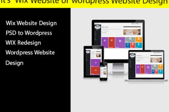 design front and back end, wordpress, complete web developer