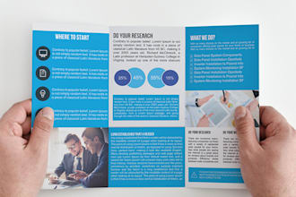 deliver 100tri fold brochure templates