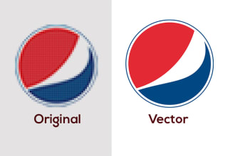 vectorize image, recreate, vector tracing logo