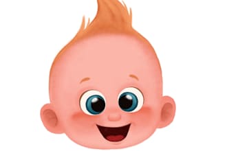 draw a cute cartoon portrait of your kids