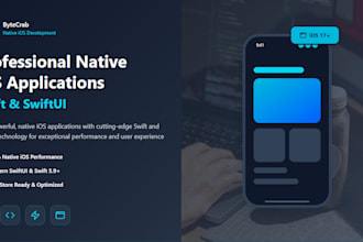 create amazing native ios app for you