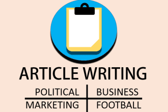 write well researched football articles and blogs