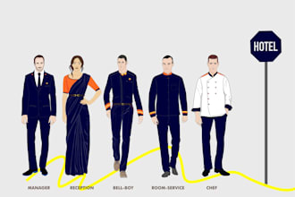 design uniforms for commercial organizations
