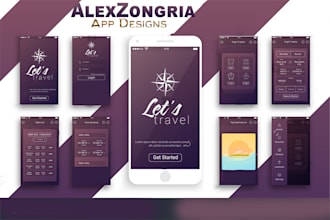 design UI of mobile apps android,ios