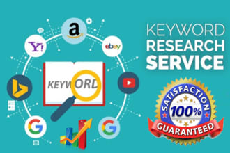 do SEO keyword research for your website,ebay,amazon