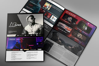 design epk, media kit, press kit, one sheet