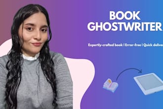 be your fiction and nonfiction ghostwriter