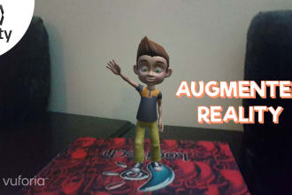create vuforia augmented reality app or game in unity 3d