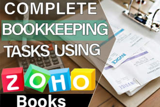 do bookkeeping using zoho books