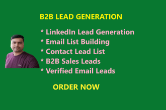 provide b2b lead generation using linkedin sales navigator