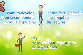 make joomla custom component, module and plugin