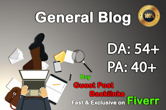 do a guest post on da 54 general blog