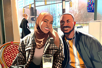 digitally illustrate your photo in my style