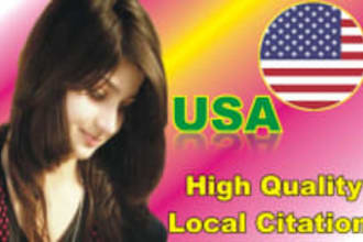 create top 60, 150 and 250 USA live local citations