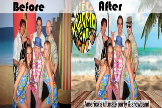 do crop, resize and retouching of your image
