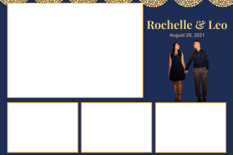 do a creative photo booth template