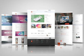 design modern web ui, ux and mockups