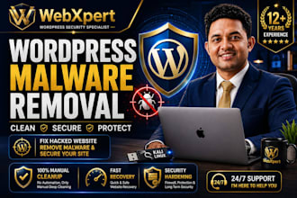 remove wordpress malware, fix hacked website and secure your site