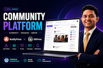 build buddypress bbpress community and membership website