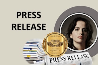 write professional press release