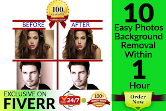 do 100 images background removal superfast