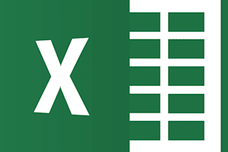 develop an excel spreadsheet template, data entry processing