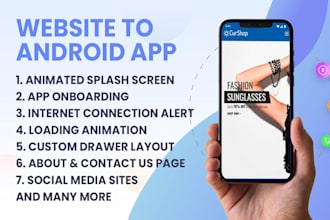 convert website to android app