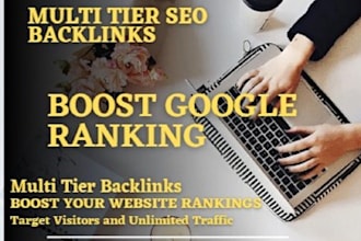 boost google ranking with multi tier SEO backlinks strategy